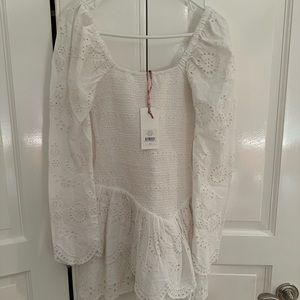 NWT LOVE SHACK FANCY CEDRIA DRESS XS